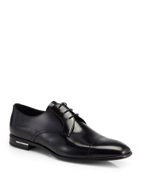 prada spazzolato leather kiltie darby shoes|prada spazzolato saffiano leather.